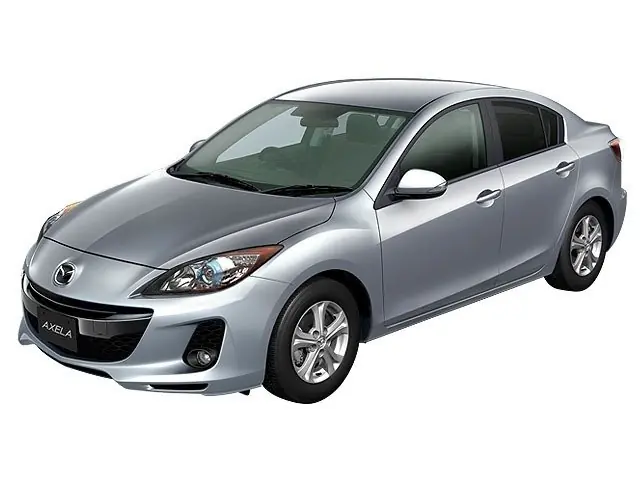 Mazda Axela (BL5FP, BLEAP, BLFFP) 2 поколение, рестайлинг, седан (09.2011 - 10.2013)